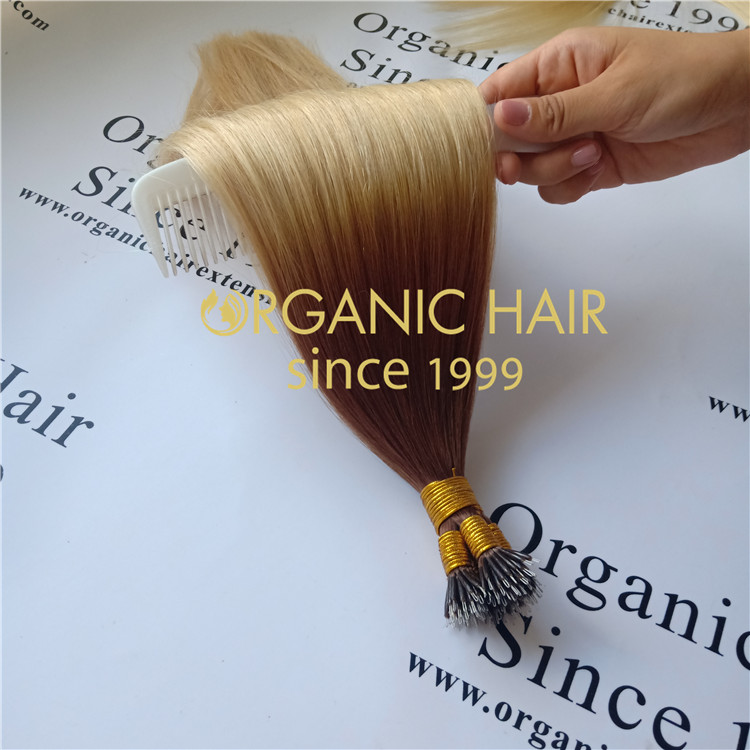 T6/20,never tangle,full cuticle intact nano hair extension A68